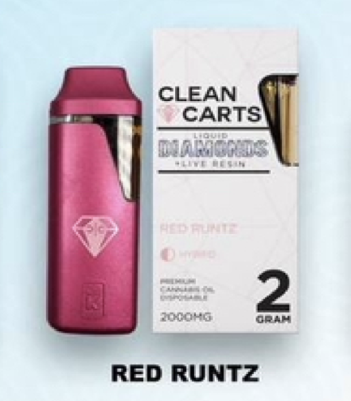 Red Runtz | New Clean Carts | 2 Gram available for sale in stock at affordable prices buy Red Runtz | New Clean Carts | 2 Gram in bulk at best discount prices